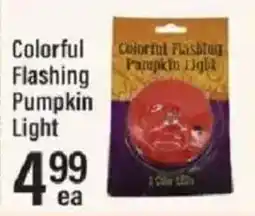 Lowes Foods Colorful Flashing Pumpkin Light offer