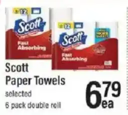 Lowes Foods Scott paper towels offer