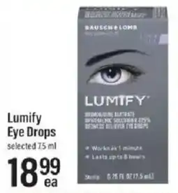 Lowes Foods Bausch + Lomb Lumify Eye Drops offer
