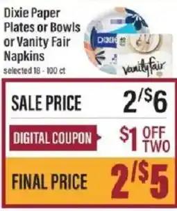 Lowes Foods Dixie Paper Plates offer