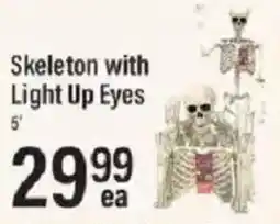 Lowes Foods Skeleton with Light Up Eyes offer