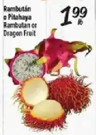 Fiesta Mart Rambutan or Pitahaya or Dragon Fruit offer