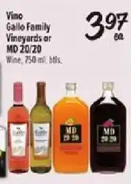 Fiesta Mart Vino Gallo Family Vineyards or MD 20/20 Wine offer
