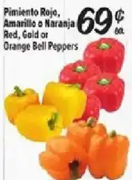 Fiesta Mart Red, Gold or Orange Bell Peppers offer