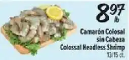 Fiesta Mart Colossal Headless Shrimp offer