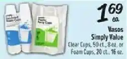 Fiesta Mart Simply Value Vasos offer