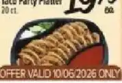 Fiesta Mart Taco Party Platter offer