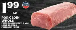 Sedano's Pork Loin Whole offer