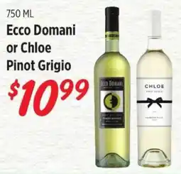 Rouses Ecco Domani or Chloe Pinot Grigio offer