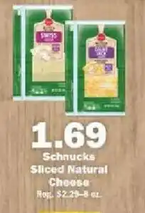 Schnucks Sliced Natural Cheese
