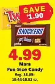 Schnucks Mars Fun Size Candy offer
