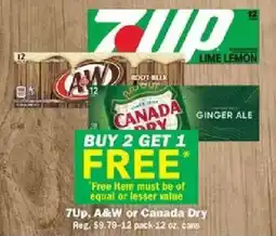 Schnucks 7Up, A&W or Canada Dry offer
