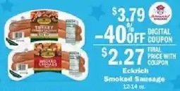Schnucks Eckrich Smoked Sausage offer