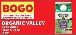 Sedano's Organic Valley grassmilk half & half offer