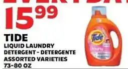 Sedano's Tide liquid laundry detergent offer