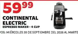 Sedano's Continental electric espresso maker offer