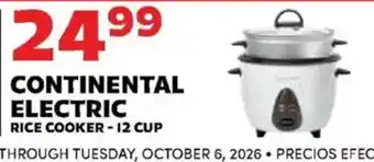 Continental Electric Rice Cooker