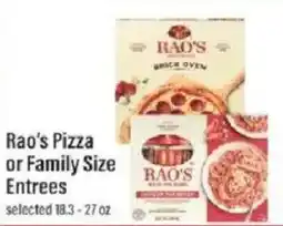 Lowes Foods Rao's Pizza or Family Size Entrees offer