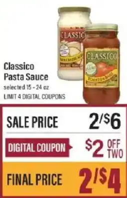 Lowes Foods Classico pasta sauce offer