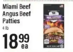 Lowes Foods Miami Beef Angus Beef Patties offer