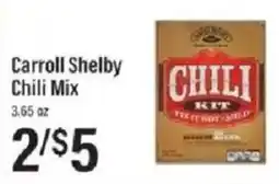 Lowes Foods Carroll Shelby chili mix offer