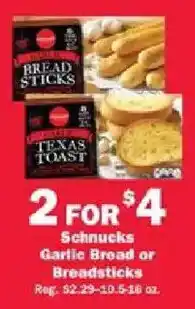 Schnucks Schnucks Garlic Bread or Breadsticks offer