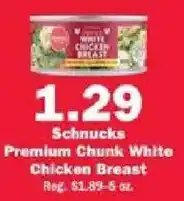 Schnucks Schnucks Premium Chunk White Chicken Breast offer