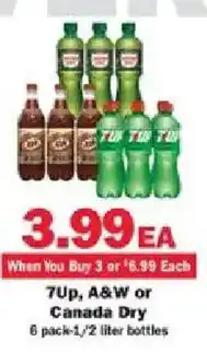 Schnucks 7up, A&W or Canada Dry offer