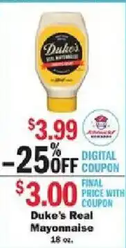 Schnucks Duke's Real Mayonnaise offer