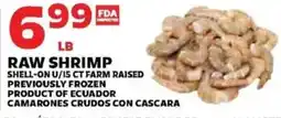 Sedano's Raw Shrimp offer