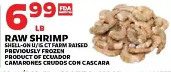 Sedano's Raw Shrimp offer