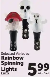 Food City Rainbow Spinning Lights offer