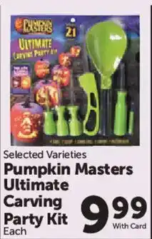 Food City Pumpkin Masters Ultimate Carving Party Kit offer