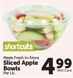 Food City Shortcuts Sliced Apple Bowls offer