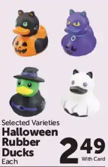 Food City Halloween Rubber Ducks offer