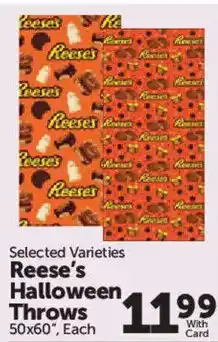 Food City Reese's Halloween Throws offer