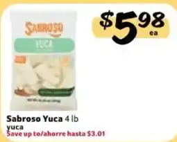 Fresco y Más Sabroso Yuca offer