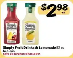 Fresco y Más Simply Fruit Drinks & Lemonade offer