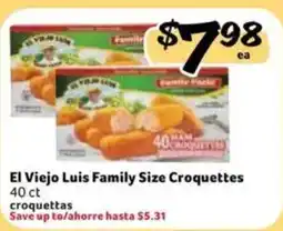 Fresco y Más El Viejo Luis family size croquettes offer