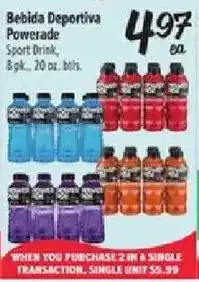 Fiesta Mart Bebida Deportiva Powerade Sport Drink offer