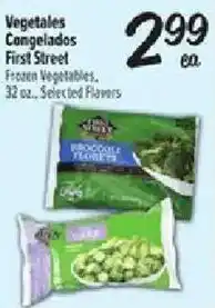 Fiesta Mart First Street frozen vegetables offer