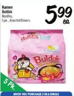 Fiesta Mart Buldak Ramen Noodles offer