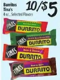 Fiesta Mart Burritos Tina's offer