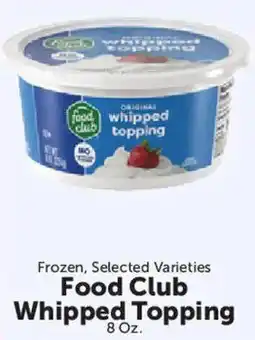 Food City Food Club Whipped Topping offer