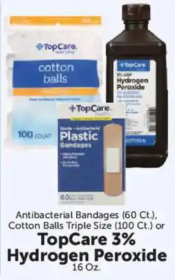 Food City TopCare Antibacterial Bandages, Cotton Balls offer