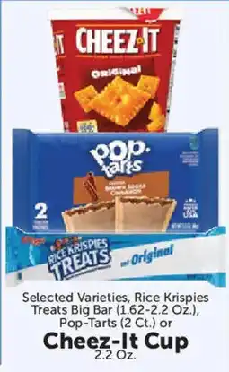 Food City Rice Krispies Treats, Pop-Tarts or Cheez-It offer