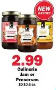 Schnucks Culinaria Jam or Preserves offer