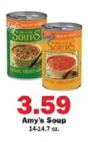 Schnucks Amy's Soup offer