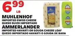 Sedano's Muhlenhof imported swiss cheese offer