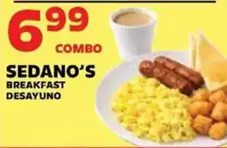 Sedano's Sedano's breakfast combo offer